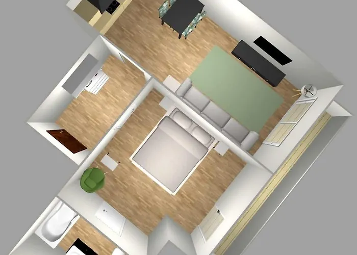 Apartmán Kunsthaus Und Hundertwasserhaus Nebenan L Hg26 *
